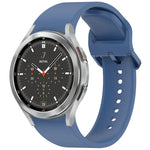 Solid Color Colorful Buckle Quick Release Silicone Watch Band, For Samsung Galaxy Watch 5 40 / 44mm, For Samsung Galaxy Watch 5 Pro, For Samsung Galaxy Watch 4 40 / 44mm, For Samsung Galaxy Watch 4 Classic 46 / 42mm