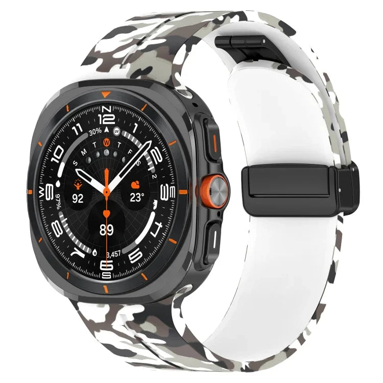 Silikonarmband mit Magnetverschluss für Samsung Galaxy Watch Ultra 47 mm
