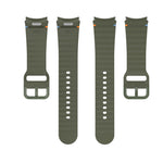 Welliges genähtes Schnellverschluss-Silikon-Uhrenarmband, für Samsung Galaxy Watch FE 40mm, für Samsung Galaxy Watch 7 44mm, für Samsung Galaxy Watch 7 40mm, für Samsung Galaxy Watch 6 Classic 47mm