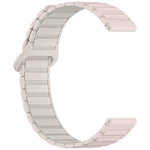 Dual Color Magnetic Buckle Silicone Watch Band, For Samsung Galaxy Watch 7 40 / 44mm