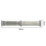 Titanium Alloy Metal Watch Band, For Apple Watch 46mm / 49mm / 45mm / 44mm, For Apple Watch 42mm / 41mm / 40mm / 38mm