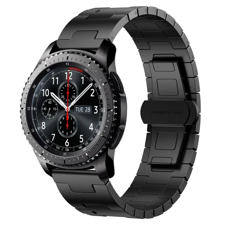 22 mm breites Metallarmband aus Titanlegierung für Samsung Galaxy Gear S3 Frontier, Samsung Galaxy Watch 3 (45 mm), Samsung Galaxy Gear S3 Classic und Samsung Galaxy Watch (46 mm).