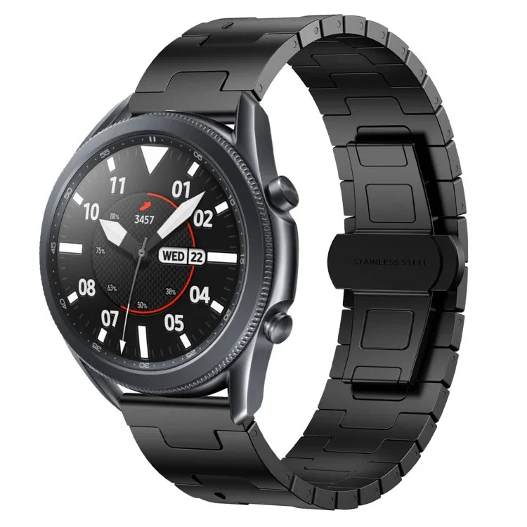 Titanium Alloy 22mm Metal Watch Band, For Samsung Galaxy Gear S3 Frontier, For Samsung Galaxy Watch 3 45mm, For Samsung Galaxy Gear S3 Classic, For Samsung Galaxy Watch 46mm