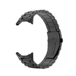 Dreifach-Perlen-Armband aus Edelstahl mit integrierter Faltschließe, für Google Pixel Watch 4 / Watch 3 (45 mm)
