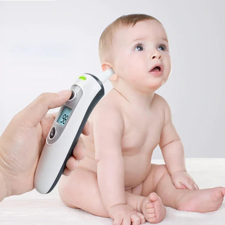 RZ8810 Thermometer Körperthermometer Ohr LED-Anzeige Digital Elektronisches IR-Thermometer Babyfieber Medizinisches Infrarot Babythermometer