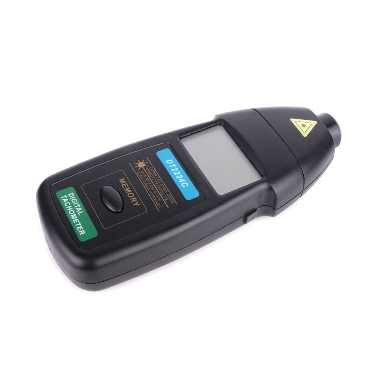 DT2234C Digitaler Laser-Drehzahlmesser RPM Messgerät berührungslos, DT2234C