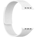 Magnetisches Silikon-Uhrenarmband mit Litschi-Textur, für Apple Watch 46 mm / 49 mm / 45 mm / 44 mm, für Apple Watch 42 mm / 41 mm / 40 mm / 38 mm