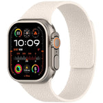 Magnetisches Silikon-Uhrenarmband mit Litschi-Textur, für Apple Watch 46 mm / 49 mm / 45 mm / 44 mm, für Apple Watch 42 mm / 41 mm / 40 mm / 38 mm