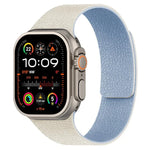 Magnetisches Silikon-Uhrenarmband mit Litschi-Textur, für Apple Watch 46 mm / 49 mm / 45 mm / 44 mm, für Apple Watch 42 mm / 41 mm / 40 mm / 38 mm