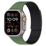 Magnetisches Silikon-Uhrenarmband mit Litschi-Textur, für Apple Watch 46 mm / 49 mm / 45 mm / 44 mm, für Apple Watch 42 mm / 41 mm / 40 mm / 38 mm