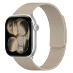 Magnetisches Silikon-Uhrenarmband mit Litschi-Textur, für Apple Watch 46 mm / 49 mm / 45 mm / 44 mm, für Apple Watch 42 mm / 41 mm / 40 mm / 38 mm