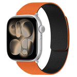 Magnetisches Silikon-Uhrenarmband mit Litschi-Textur, für Apple Watch 46 mm / 49 mm / 45 mm / 44 mm, für Apple Watch 42 mm / 41 mm / 40 mm / 38 mm