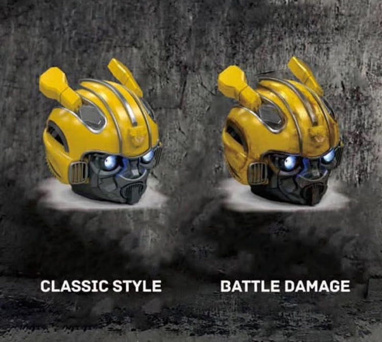 5.0 Bluetooth-Lautsprecher, Bumblebee Cartoon-Lautsprecher, unterstützt TF, FM-Funktion, Metallmaterial