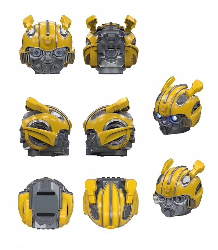 5.0 Bluetooth-Lautsprecher, Bumblebee Cartoon-Lautsprecher, unterstützt TF, FM-Funktion, Metallmaterial