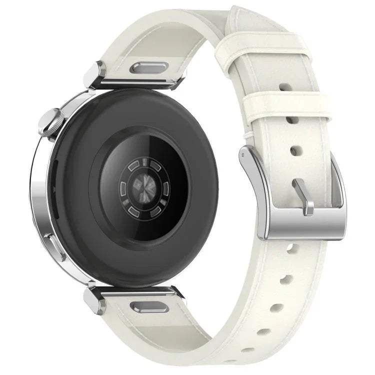 22-mm-Lederarmband mit Druckknopf, passend für Samsung Galaxy Watch3 (45 mm)