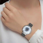 22-mm-Lederarmband mit Druckknopf, passend für Samsung Galaxy Watch3 (45 mm)