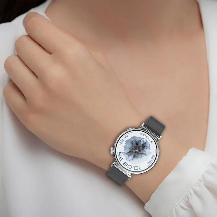 22-mm-Lederarmband mit Druckknopf, passend für Samsung Galaxy Watch3 (45 mm)