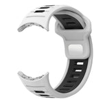Zweifarbiges Silikonarmband mit umgekehrter Schnalle, für Google Pixel Watch 4 / Watch 3 45mm