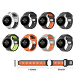 Zweifarbiges Silikonarmband mit umgekehrter Schnalle, für Google Pixel Watch 4 / Watch 3 45mm
