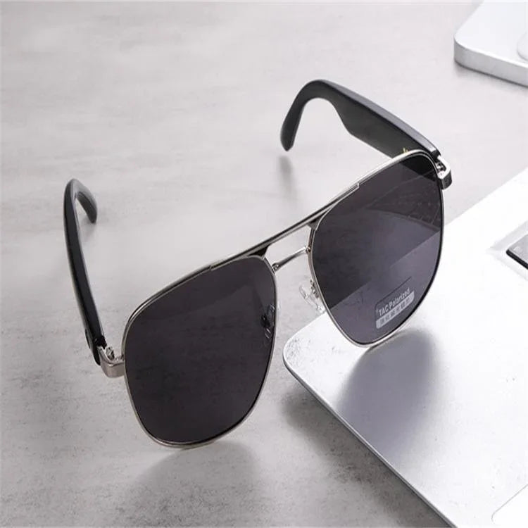 GS02 Smart Glasses, unterstützt Sprachassistenten / Bluetooth-Anrufe / Fernsteuerung der Fotografie