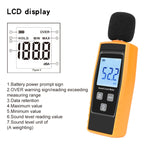 RZ1359 Digitales Schallpegelmessgerät DB-Messgerät Lärmtester in Dezibel LCD-Bildschirm, RZ1359