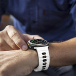 Silikon-Uhrenarmband mit horizontalen Streifen und umgekehrter Schnalle, für Samsung Galaxy Watch Ultra 47 mm / Ultra 2025