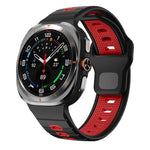 Silikon-Uhrenarmband mit horizontalen Streifen und umgekehrter Schnalle, für Samsung Galaxy Watch Ultra 47 mm / Ultra 2025