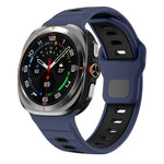 Silikon-Uhrenarmband mit horizontalen Streifen und umgekehrter Schnalle, für Samsung Galaxy Watch Ultra 47 mm / Ultra 2025