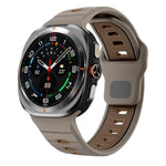 Silikon-Uhrenarmband mit horizontalen Streifen und umgekehrter Schnalle, für Samsung Galaxy Watch Ultra 47 mm / Ultra 2025