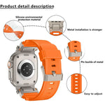 Kalebol Outdoor Explorer Metal Connector TPU Watch Band, For Apple Watch 46mm / 49mm / 45mm / 44mm