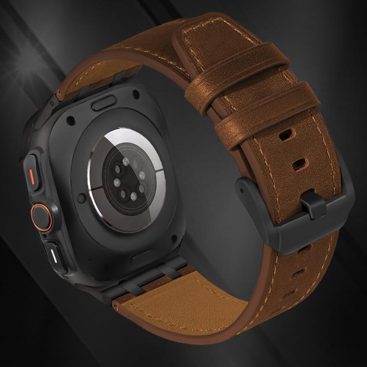 Uhrenarmband aus Crazy Horse Leder, für Samsung Galaxy Watch Ultra 47mm / Ultra 2025
