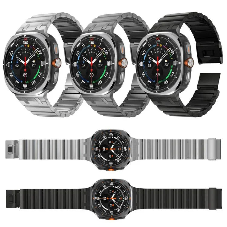 Einteiliges Titan-Metallarmband für Samsung Galaxy Watch Ultra 47 mm / Ultra 2025