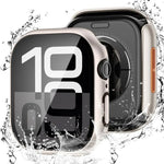 Gehärteter Film Integrierte PC-Uhrenschutzhülle, für Apple Watch Series 6 / 5 / 4 & SE 44mm, für Apple Watch Series 6 / 5 / 4 & SE 40mm, für Apple Watch Series 11 / 10 46mm, für Apple Watch Series 11 / 10 42mm, für Apple Watch Series 9 / 8 / 7 45mm