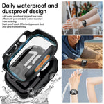 Gehärteter Film Integrierte PC-Uhrenschutzhülle, für Apple Watch Series 6 / 5 / 4 & SE 44mm, für Apple Watch Series 6 / 5 / 4 & SE 40mm, für Apple Watch Series 11 / 10 46mm, für Apple Watch Series 11 / 10 42mm, für Apple Watch Series 9 / 8 / 7 45mm