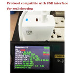 PD41 GaN PD 45W + USB-Ladegerät mit USB-C-auf-USB-C / 8-Pin-Datenkabel für iPhone, US-Stecker
