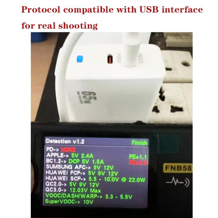 PD41 GaN PD 45W + USB-Ladegerät mit USB-C-auf-USB-C / 8-Pin-Datenkabel für iPhone, US-Stecker