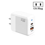 PD41 GaN PD 45W + USB-Ladegerät mit Typ-C-auf-Typ-C-Datenkabel, US-Stecker, UK-Stecker