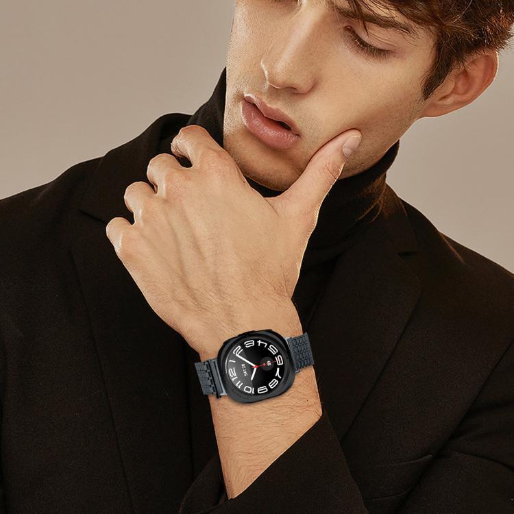 Neun-Perlen-Magnetverschluss-Uhrenarmband aus Edelstahl, für Samsung Galaxy Watch Ultra 47 mm / Ultra 2025