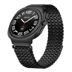 Neun-Perlen-Magnetverschluss-Uhrenarmband aus Edelstahl, für Samsung Galaxy Watch Ultra 47 mm / Ultra 2025