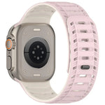 Mountain Armor Magnetisches Silikon-Uhrenarmband, für Apple Watch 46 mm / 49 mm / 45 mm / 44 mm, für Apple Watch 42 mm / 41 mm / 40 mm / 38 mm