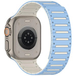 Colorful Spirit Piano Soft Magnetic Two-tone Watch Bracelet, For Apple Watch 46mm / 49mm / 45mm / 44mm