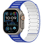 Colorful Spirit Piano Soft Magnetic Two-tone Watch Bracelet, For Apple Watch 46mm / 49mm / 45mm / 44mm