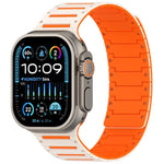 Colorful Spirit Piano Soft Magnetic Two-tone Watch Bracelet, For Apple Watch 46mm / 49mm / 45mm / 44mm