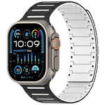 Colorful Spirit Piano Soft Magnetic Two-tone Watch Bracelet, For Apple Watch 46mm / 49mm / 45mm / 44mm