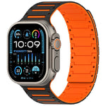 Colorful Spirit Piano Soft Magnetic Two-tone Watch Bracelet, For Apple Watch 46mm / 49mm / 45mm / 44mm