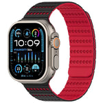 Magnetisches Armband in Wabenform, passend für Apple Watch 42 mm / 41 mm / 40 mm / 38 mm und 46 mm / 49 mm / 45 mm / 44 mm