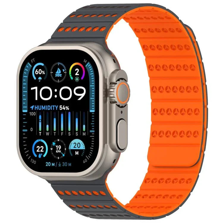 Magnetisches Armband in Wabenform, passend für Apple Watch 42 mm / 41 mm / 40 mm / 38 mm und 46 mm / 49 mm / 45 mm / 44 mm
