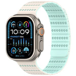 Magnetisches Armband in Wabenform, passend für Apple Watch 42 mm / 41 mm / 40 mm / 38 mm und 46 mm / 49 mm / 45 mm / 44 mm