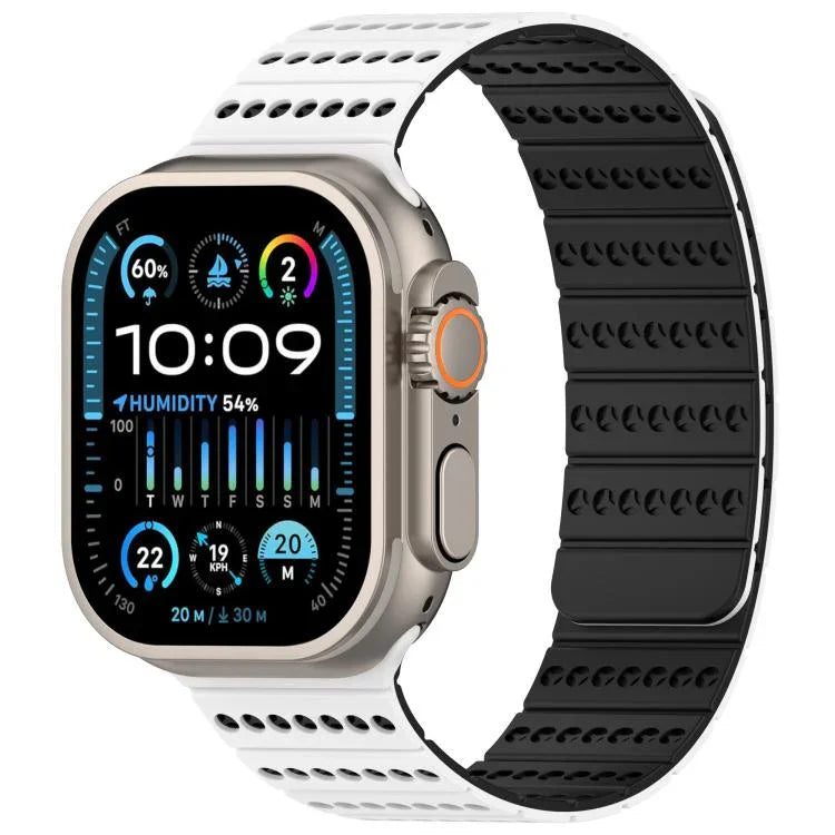 Magnetisches Armband in Wabenform, passend für Apple Watch 42 mm / 41 mm / 40 mm / 38 mm und 46 mm / 49 mm / 45 mm / 44 mm
