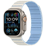 Magnetisches Armband in Wabenform, passend für Apple Watch 42 mm / 41 mm / 40 mm / 38 mm und 46 mm / 49 mm / 45 mm / 44 mm